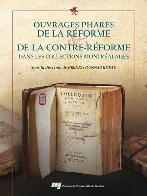 cover image of Ouvrages phares de la Réforme et de la Contre-Réforme dans les collections montréalaises